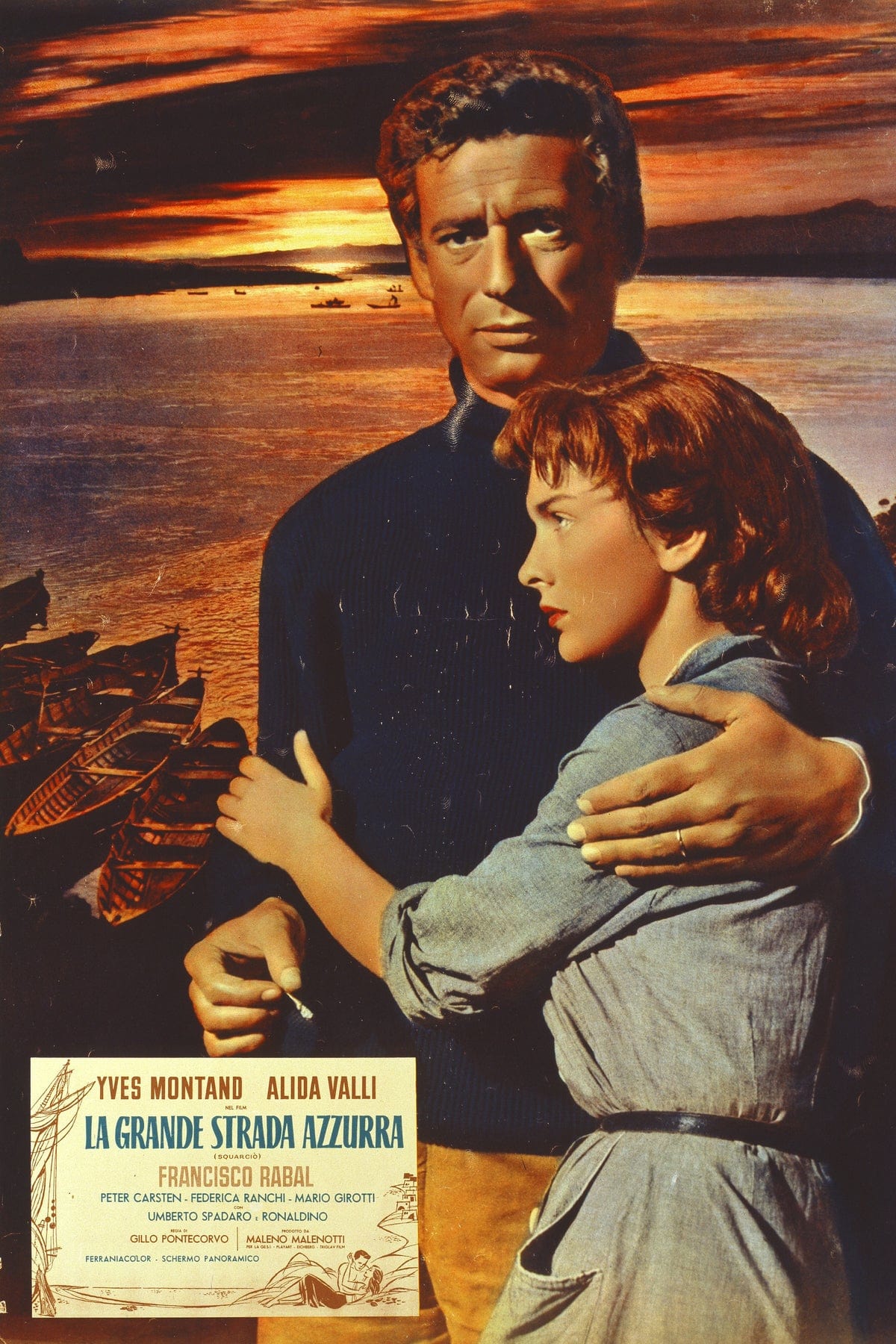 دانلود فیلم La grande strada azzurra (The Wide Blue Road) 1957